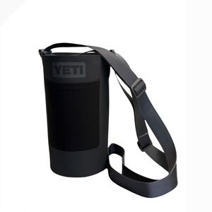 Yeti Rambler Large Bottle Sling Black Hands-Free Water Bottle Holder Carrier Bag